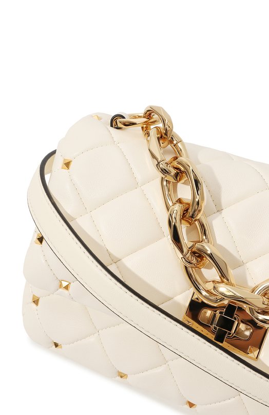 Сумка Rockstud Spike small  Valentino 5W2B0Q04/IGX Кремовый  5W2B0Q04/IGX Фото 3