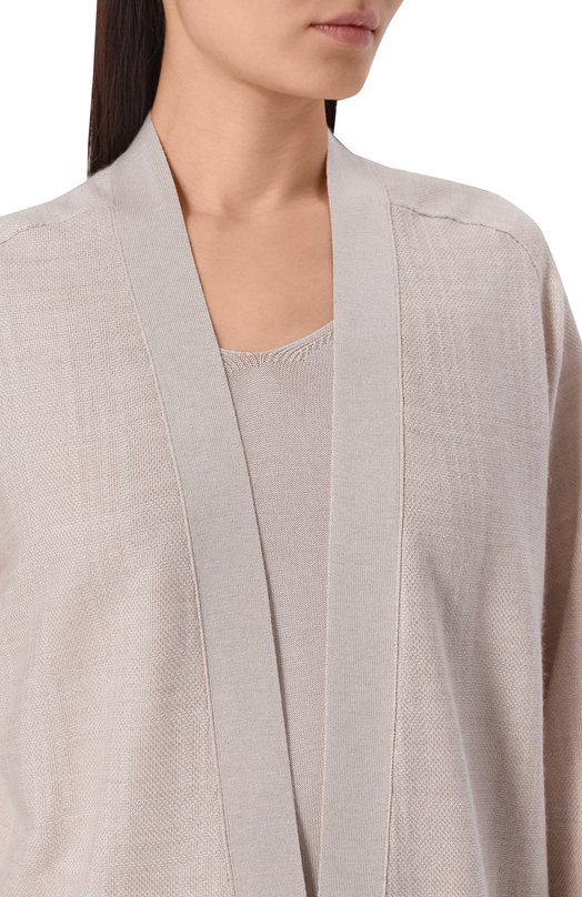 Кардиган из кашемира и шелка Colombo MA04892/FF00176 Серый  MA04892/FF00176 Фото 5