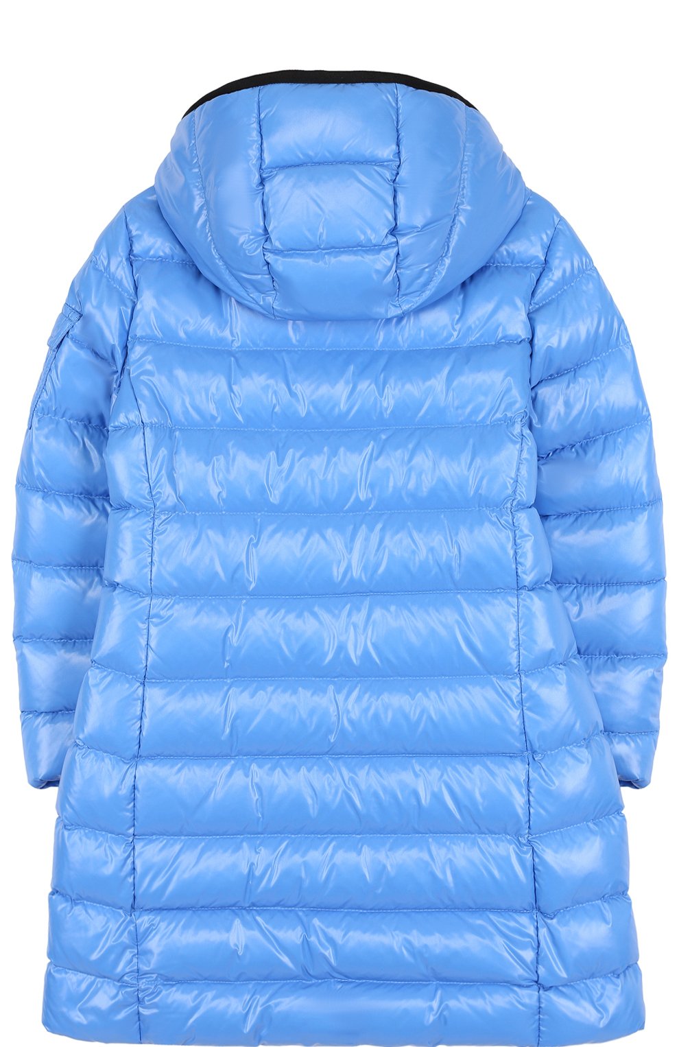 Пуховое пальто на молнии с капюшоном MONCLER ENFANT, арт. D2-954-49900-05-68950/4-6A, фото 2