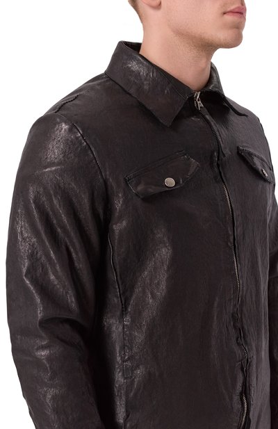 Кожаная куртка-рубаш�ка NEVER ENOUGH, арт. MJL047, фото 5