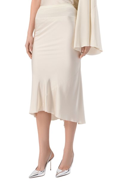 Атласная юбка RICK OWENS, арт. RP01E7343/SCH, фото 3