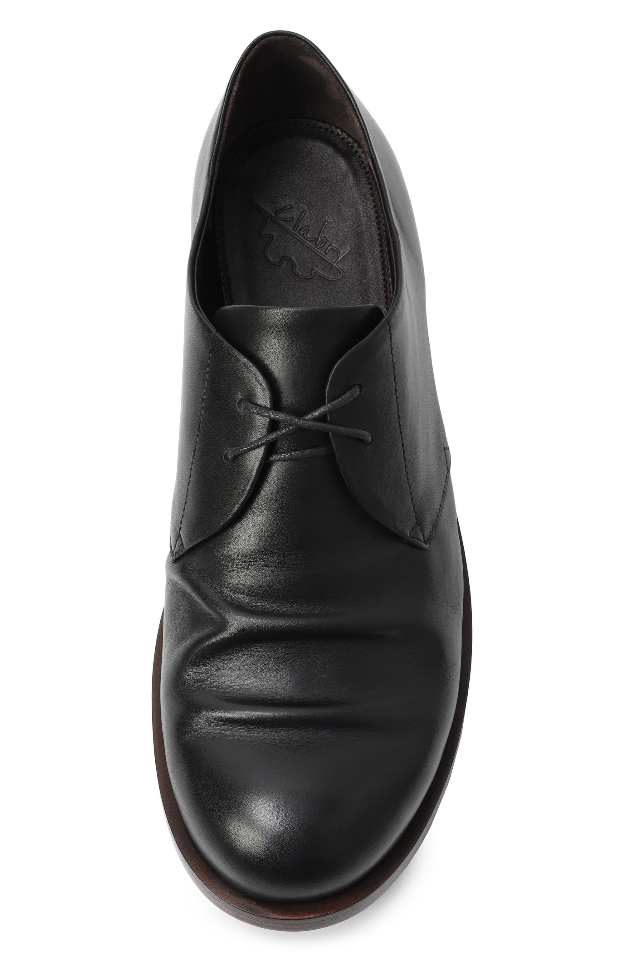 Кожаные дерби clabry 671 CLABRY черного цвета по цене 54800 руб., арт. ТЧК671, фото 6 Кожаные дерби clabry 671 CLABRY, арт. ТЧК671, фото 6