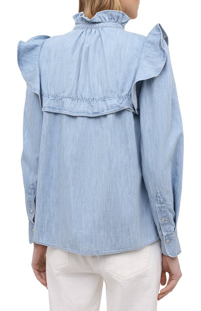 Джинсовая рубашка ISABEL MARANT ETOILE, арт. CH0617-21P023H/IDETY, фото 4