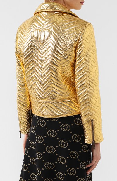 Кожаная куртка GUCCI, арт. 549306/XNABK, фото 4