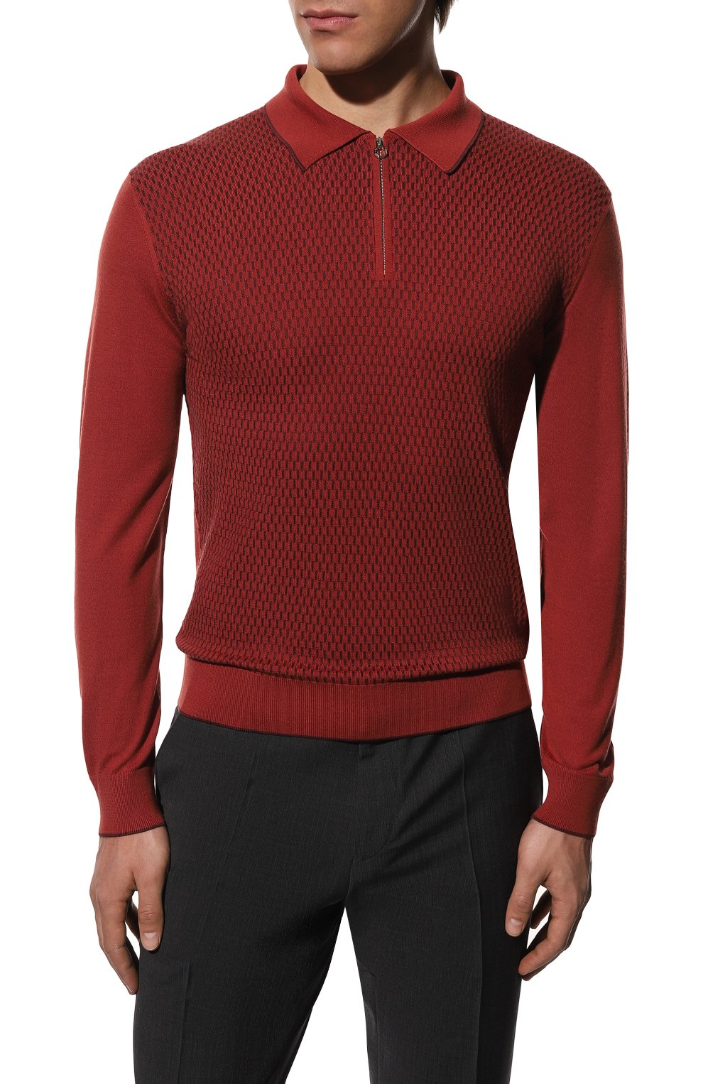 Поло из шерсти и шелка STEFANO RICCI, арт. K606310P30/F22463, фото 3