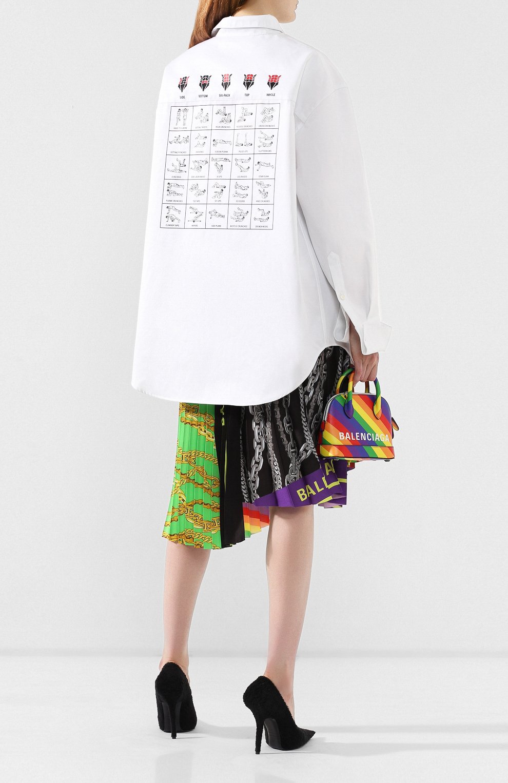 Хлопковая рубашка BALENCIAGA, арт. 572582/TEP11, фото 2