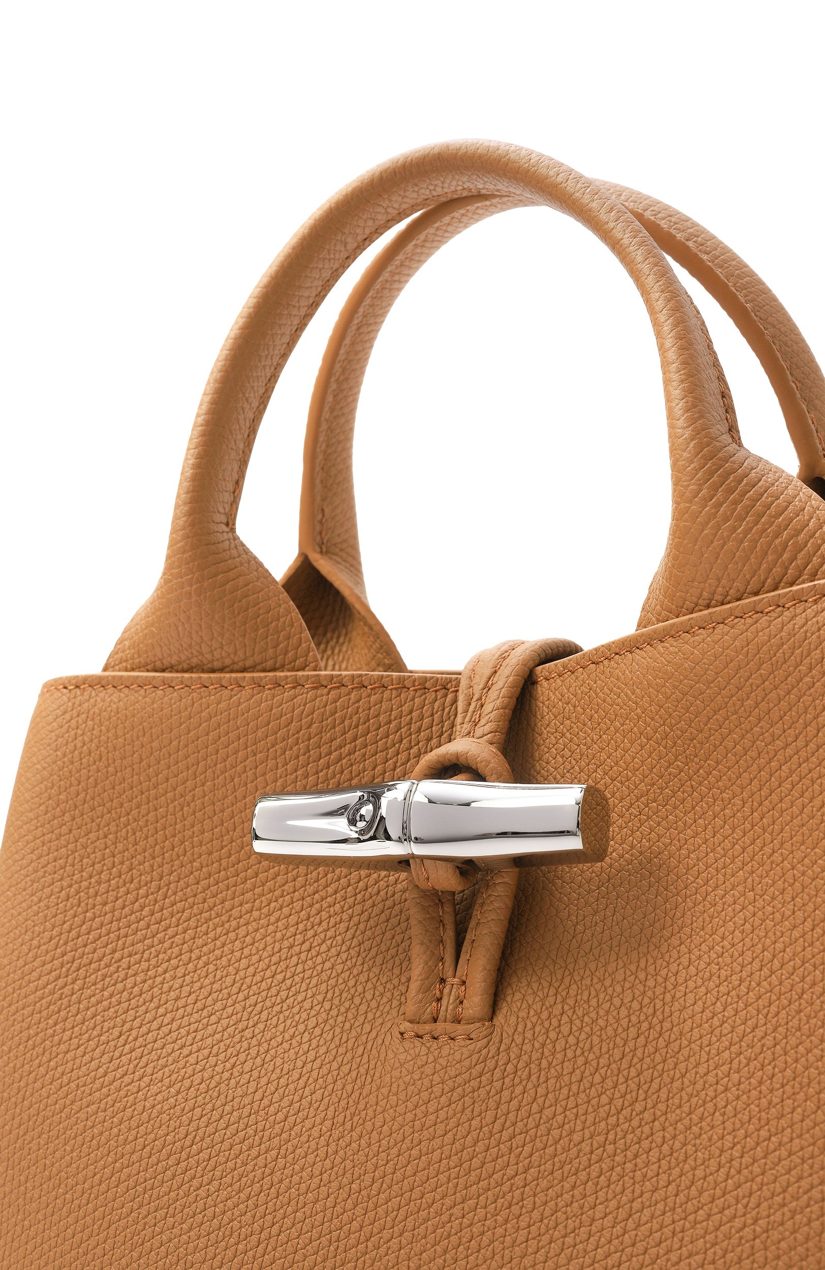 Сумка le roseau small LONGCHAMP бежевого цвета по цене 89400 руб., арт. 10273HFP/HFP, фото 6 Сумка le roseau small LONGCHAMP, арт. 10273HFP/HFP, фото 6