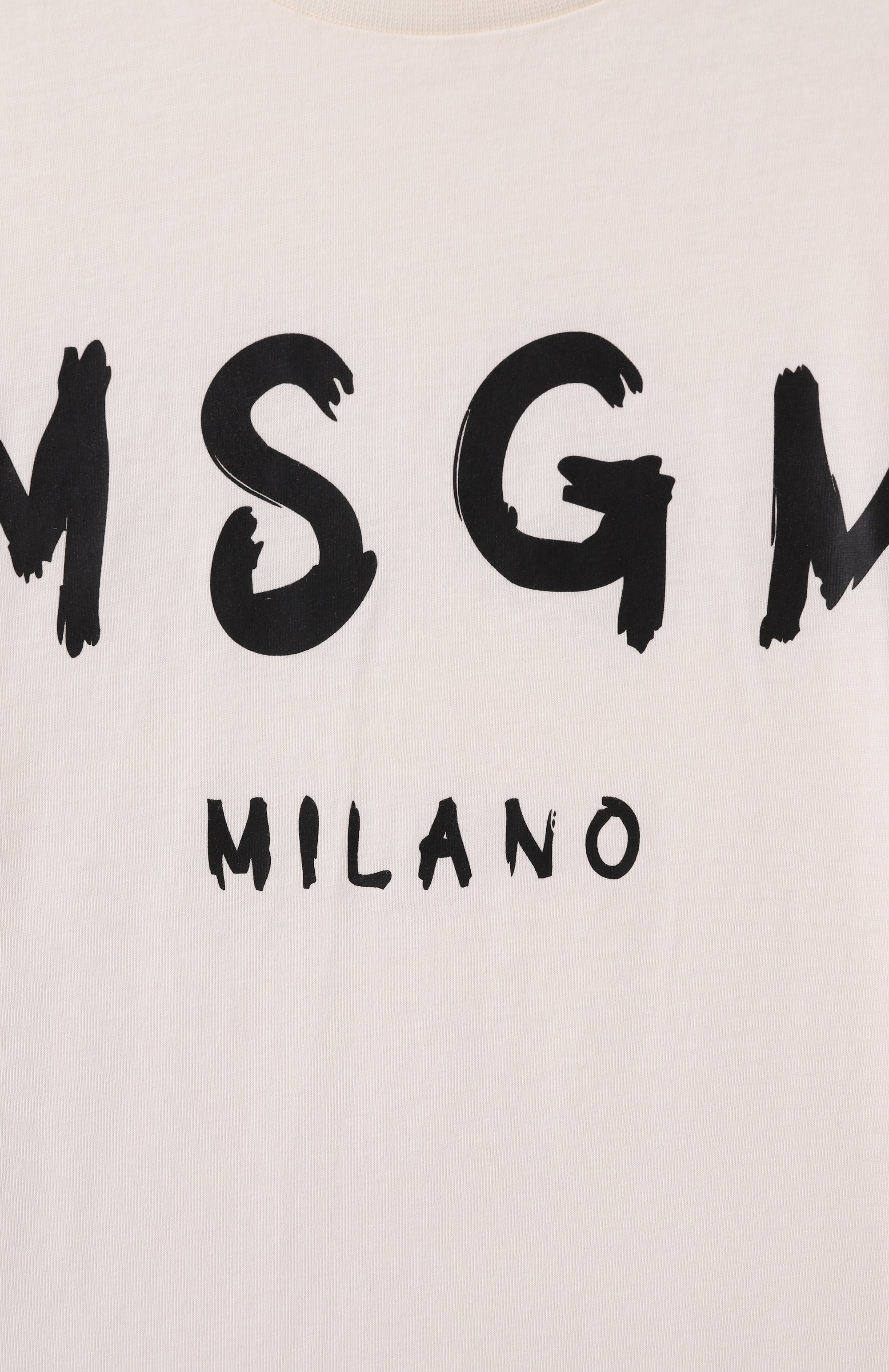Хлопковая футболка MSGM KIDS, арт. S5MSJUTH063, фото 3