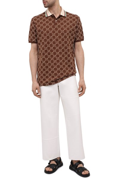 Хлопковое поло GUCCI, арт. 598956/XJB0U, фото 2