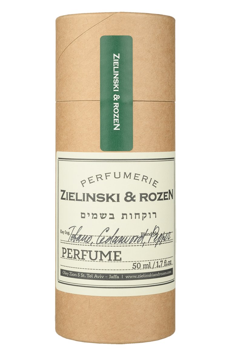 Духи концентрированные табак, кедр, перец (50ml) ZIELINSKI&ROZEN бесцветного цвета, арт. 4603720459248 | Фото 2 (Тип продукта - парфюмерия: Духи; Нос: Не проставлено; Региональные ограничения бел�ый список (Axapta Mercury): Не проставлено; Ограничения доставки: flammable)