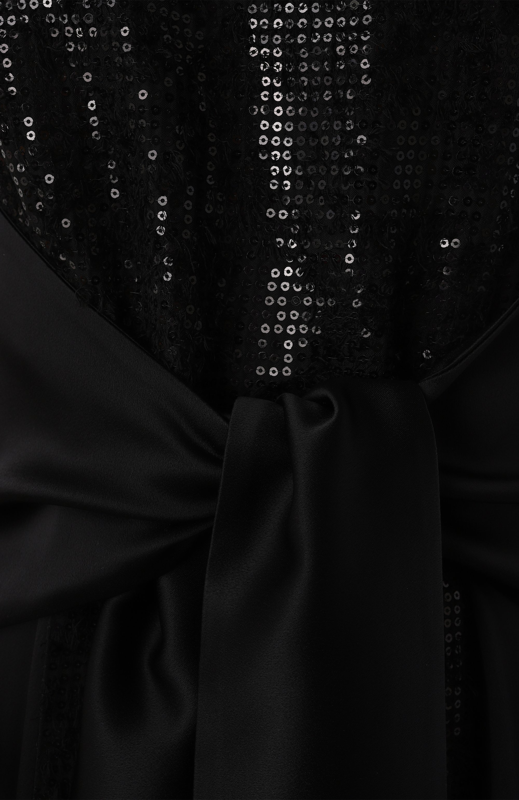 Атласное платье с отделкой пайетками FREEAGE, арт. WS25.DR148.4019.900, фото 6