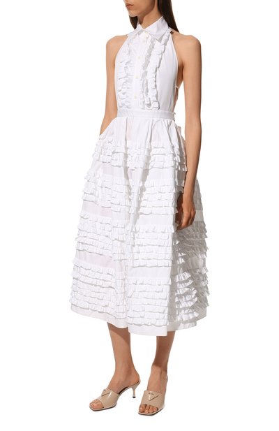 Хлопковое платье PRADA, арт. P3F26-1UCX-F0009-211, фото 3