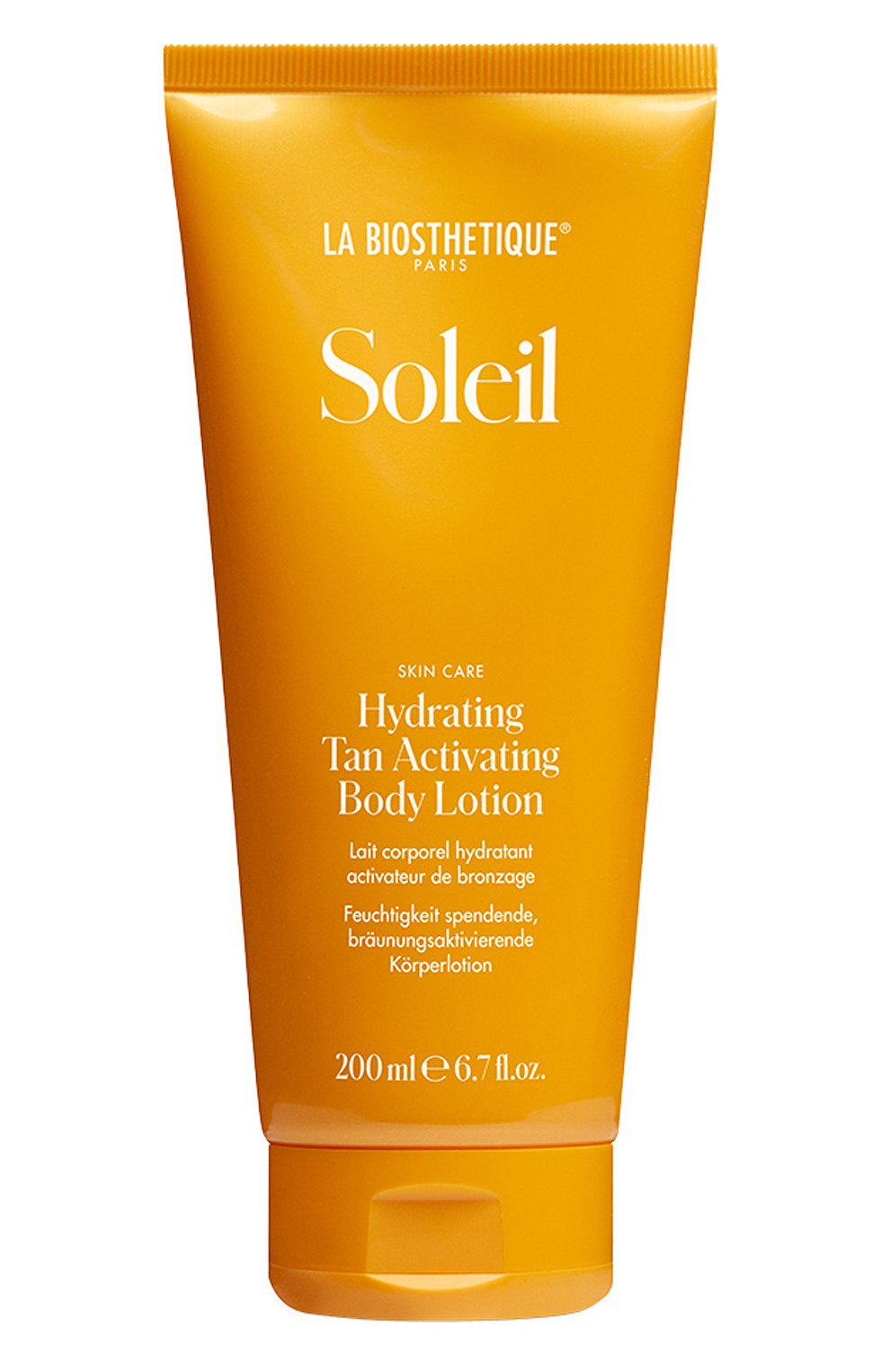 Увлажняющий лосьон для тела, активирующий загар, для подготовки кожи к пребыванию на солнце (200ml) LA BIOSTHETIQUE бесцветного цвета по цене 5380 руб., арт. 2035, фото 1 Увлажняющий лосьон для тела, активирующий загар, для подготовки кожи к пребыванию на солнце (200ml) LA BIOSTHETIQUE, арт. 2035, фото 1