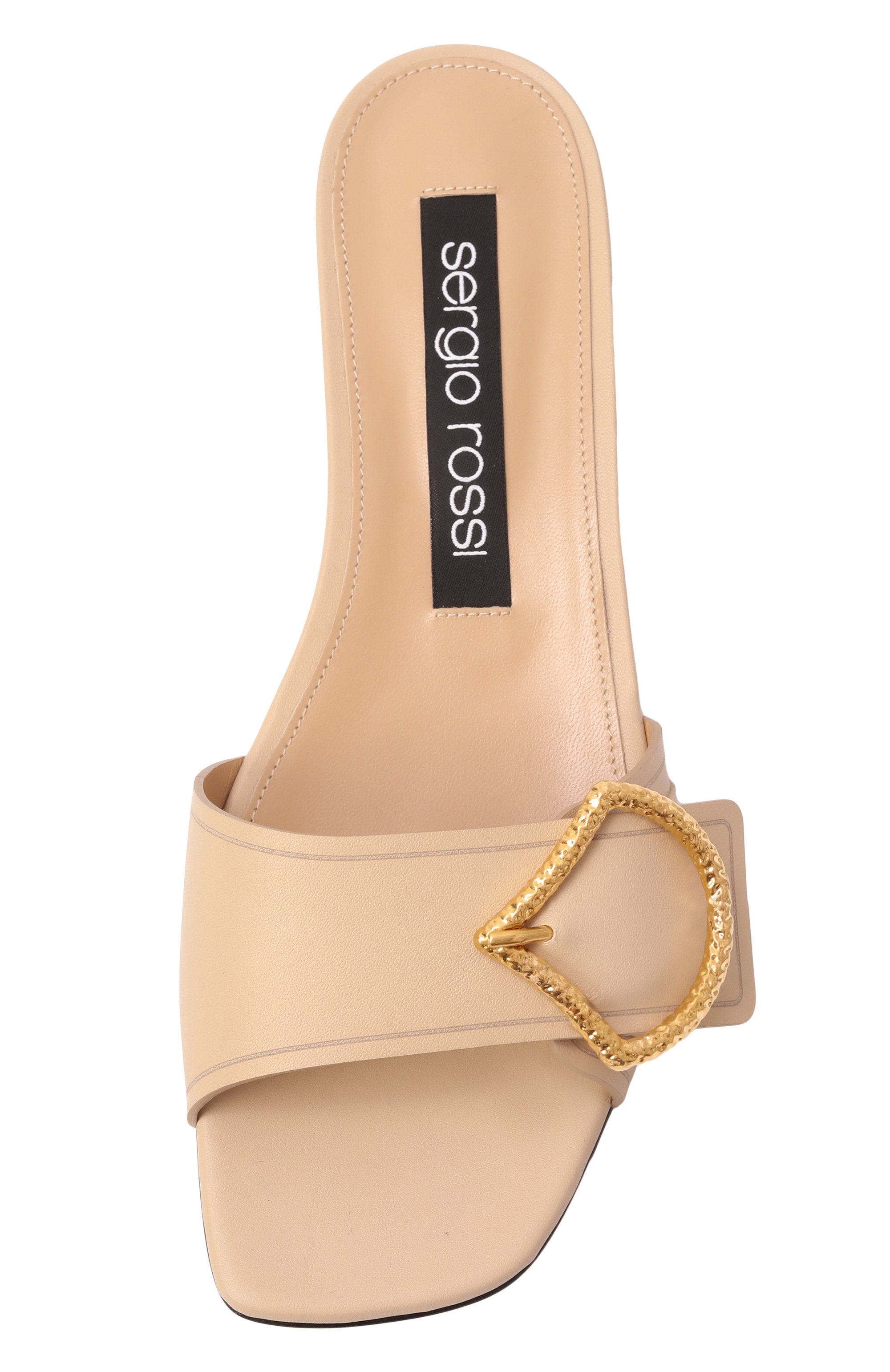 Кожаные шлепанцы sea scale SERGIO ROSSI, арт. B11500/MMVT06, фото 6