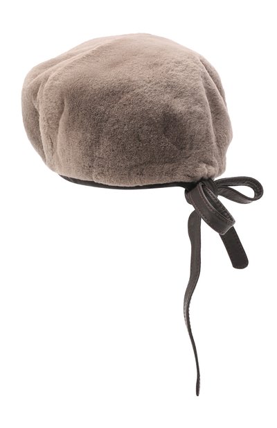 Берет из меха норки FURLAND серого цвета по цене 46200 руб., арт. 0228200150104600028, фото 2 Берет из меха норки FURLAND, арт. 0228200150104600028, фото 2