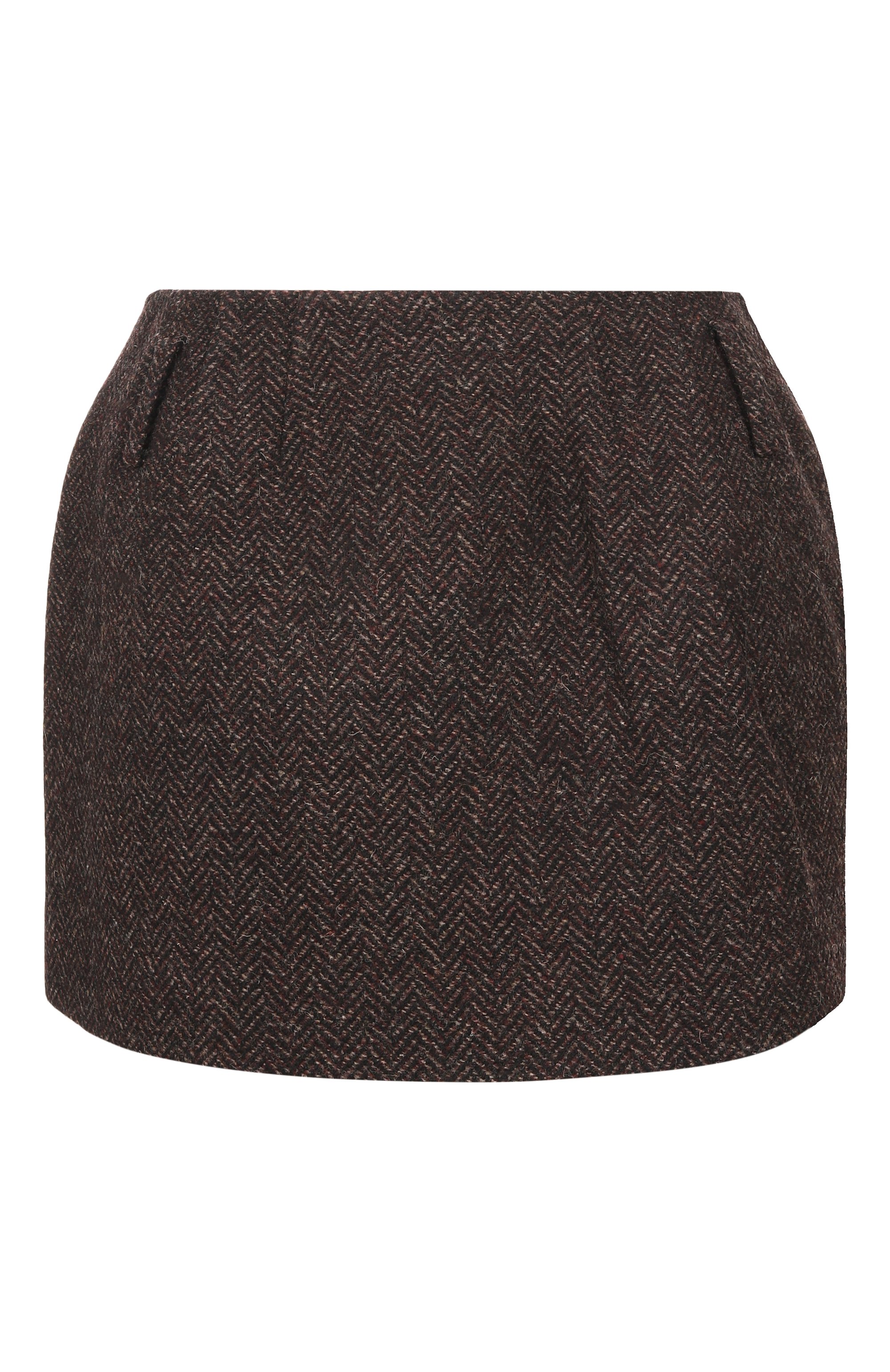 Шерстяная юбка DICE KAYEK, арт. FW25J403 MRD BROWN, фото 1