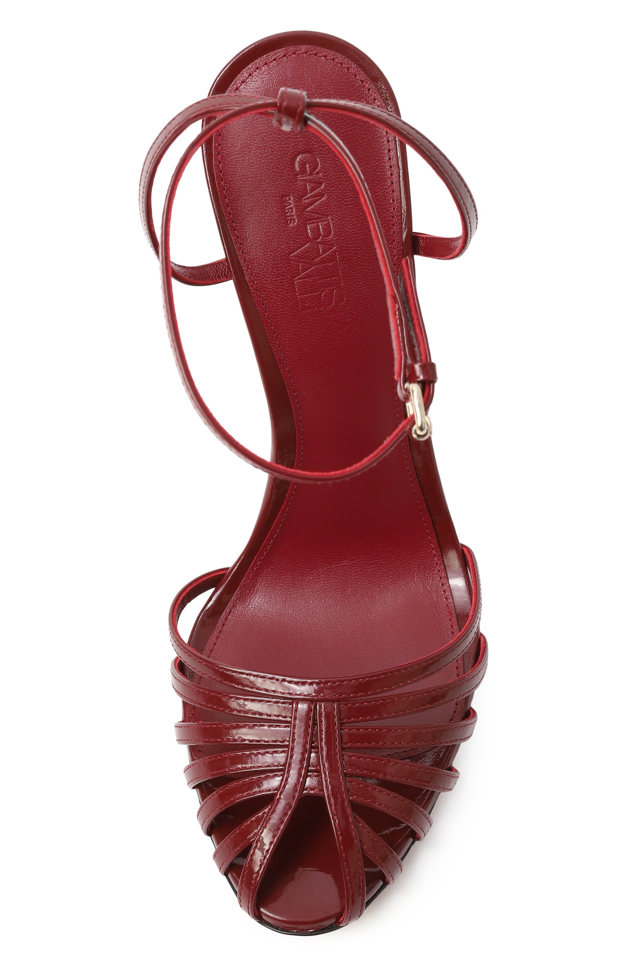 Кожаные босоножки GIAMBATTISTA VALLI, арт. 25FWKVLIS262/62PLE, фото 6