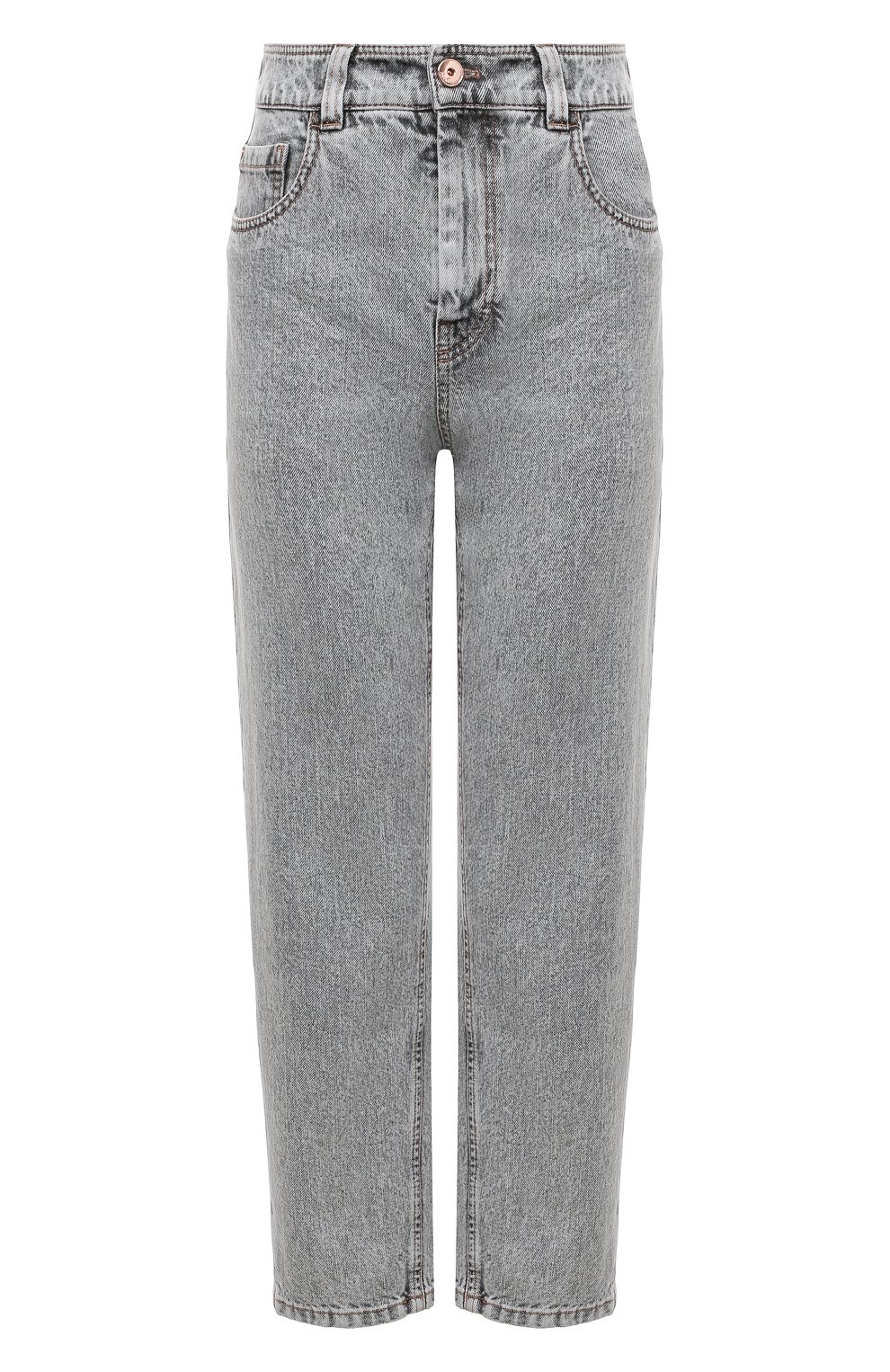 Джинсы BRUNELLO CUCINELLI серого цвета по цене 99500 руб., арт. MA095BP048, фото 1 Джинсы BRUNELLO CUCINELLI, арт. MA095BP048, фото 1