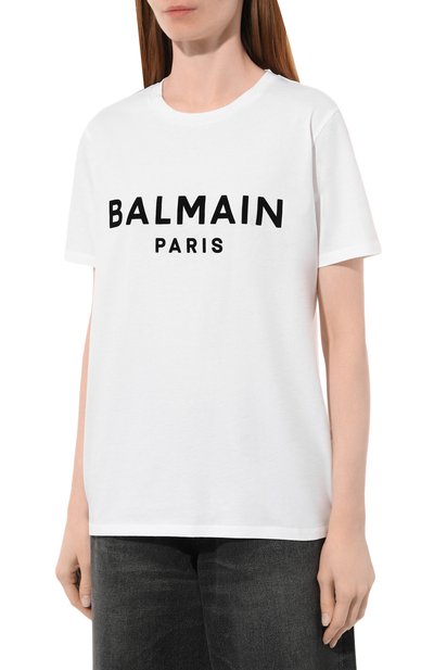 Хлопковая футболка BALMAIN, арт. YF1EF000BB37, фото 3