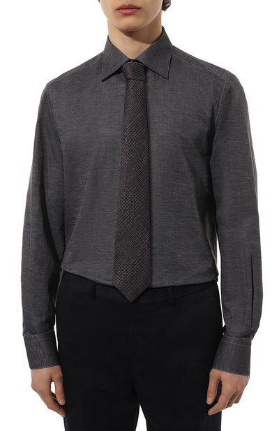 Сорочка из хлопка и льна STEFANO RICCI, арт. MC003685/R2564, фото 3