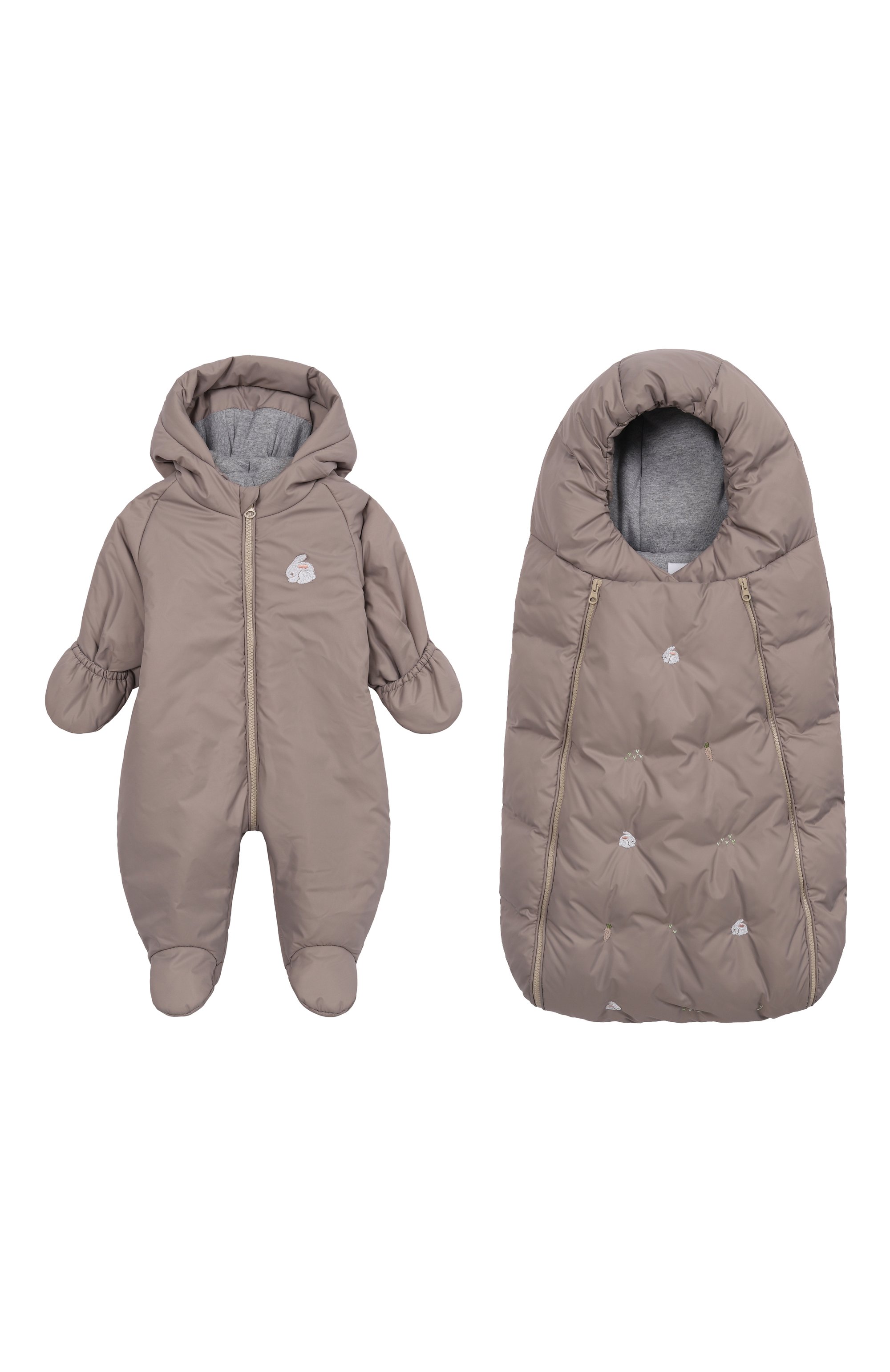 Пуховый комплект на выписку CHEPE, арт. 251248, фото 1