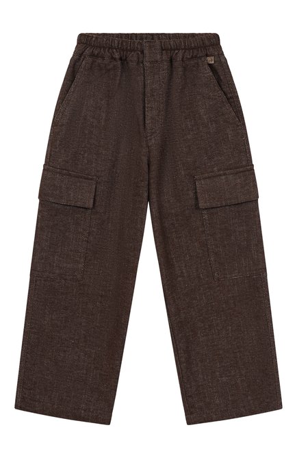 Хлопковые брюки-карго IL GUFO, арт. A25GPL0030C0074/5-8