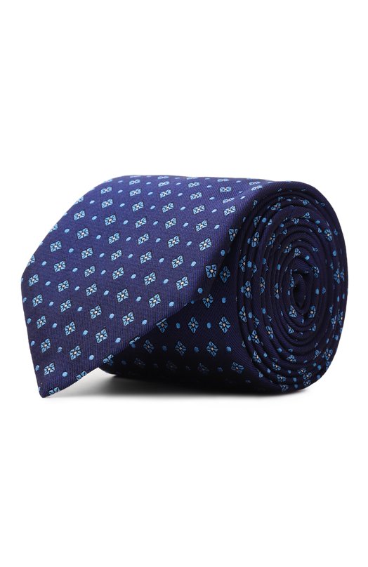 Шелковый галстук Canali 18/HJ04416 Синий 18/HJ04416
