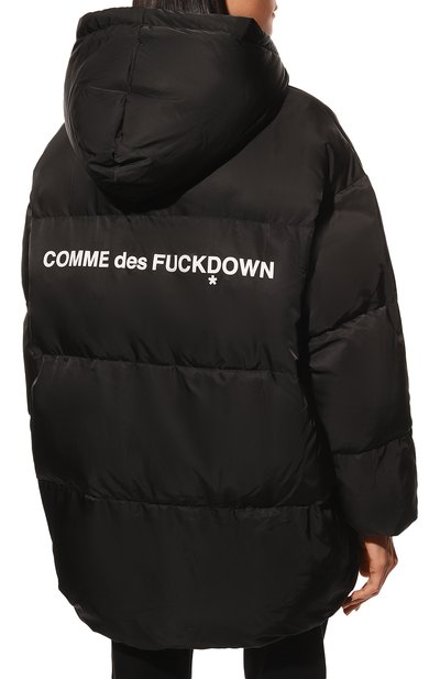 Пуховик COMME DES FUCKDOWN черного цвета по цене 36600 руб., арт. CDFD1897, фото 4 Пуховик COMME DES FUCKDOWN, арт. CDFD1897, фото 4