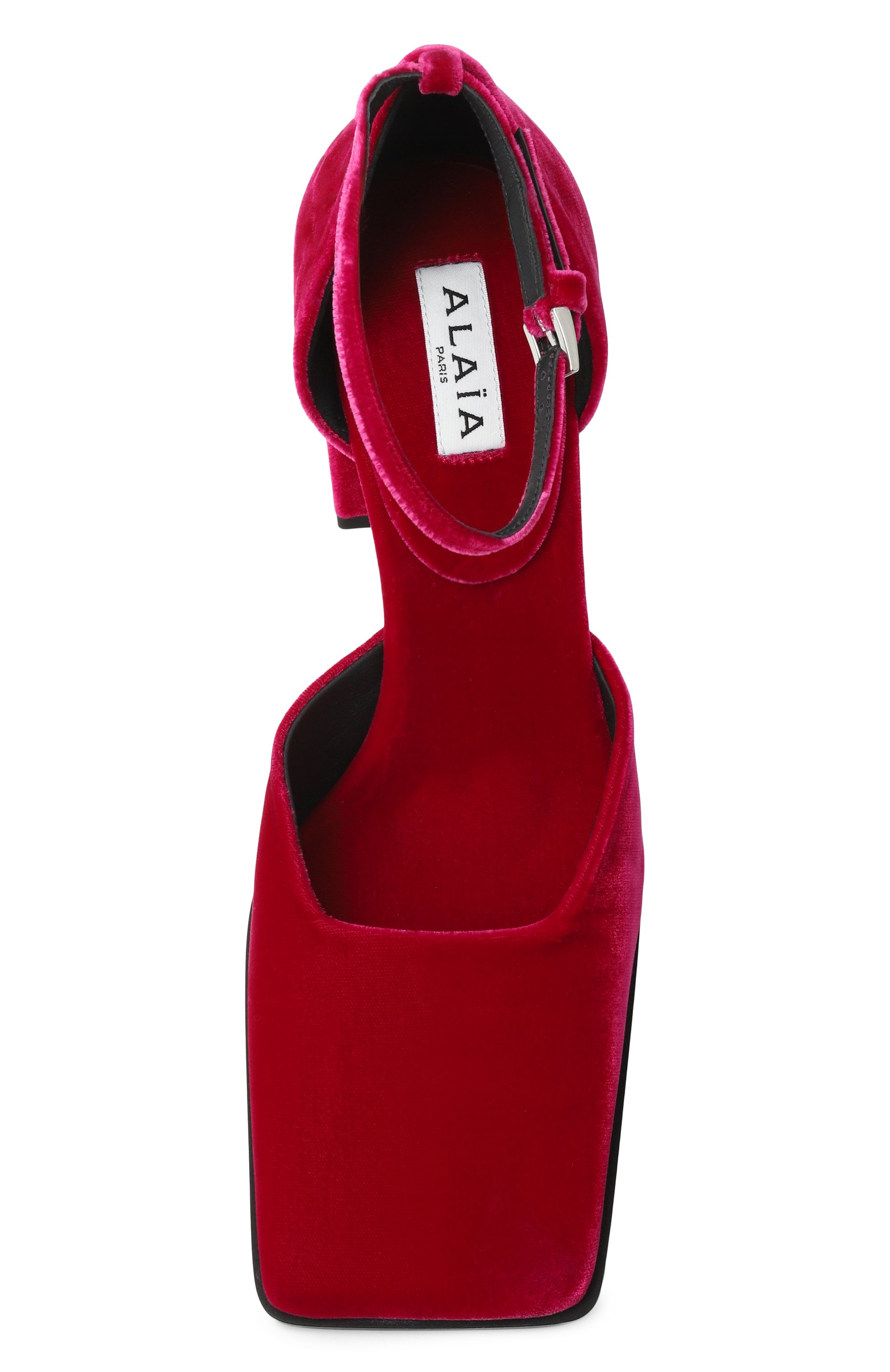 Бархатные туфли d'orsay ALAIA, арт. AA3E1008A014, фото 6