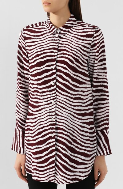 Рубашка из смеси вискозы и шелка BY MALENE BIRGER, арт. Q66961011/LIKARAH, фото 3