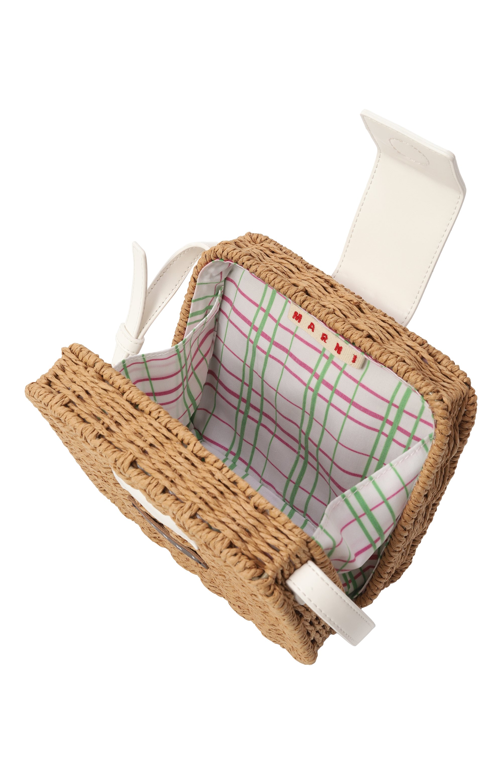 Сумка MARNI бежевого цвета по цене 31950 руб., арт. M01474/M00UY, фото 3 Сумка MARNI, арт. M01474/M00UY, фото 3