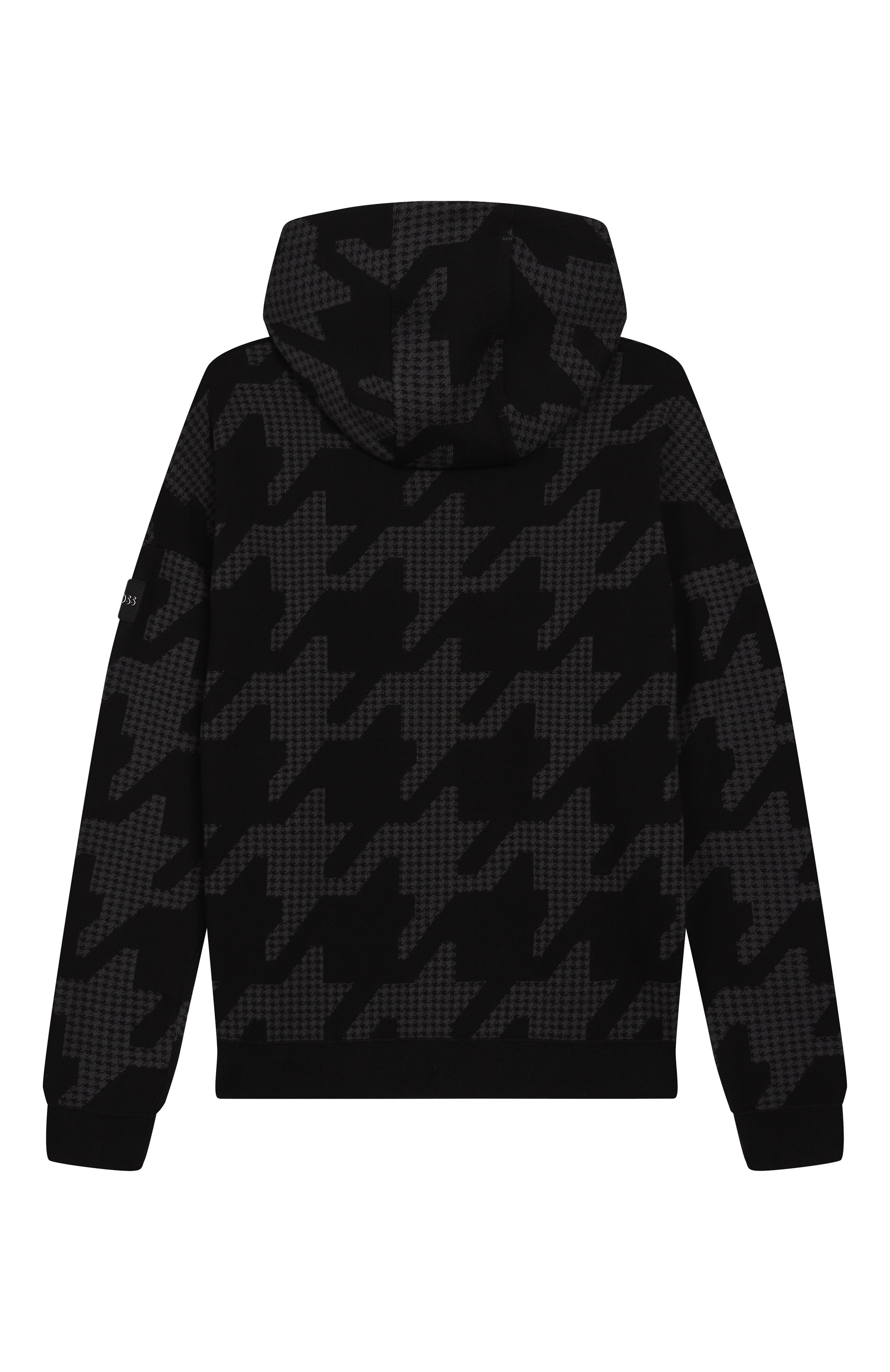 Хлопковое худи BOSS темно-серого цвета по цене 16950 руб., арт. J51181/14A-16A, фото 2 Хлопковое худи BOSS, арт. J51181/14A-16A, фото 2