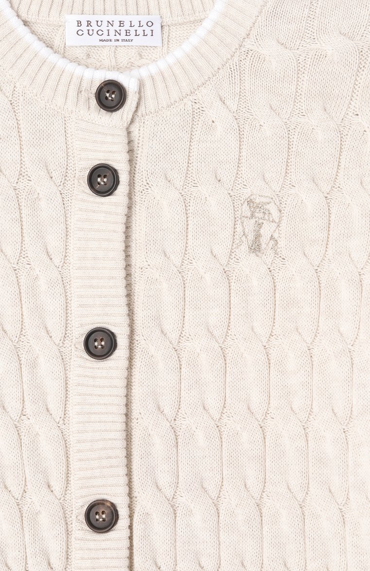 Хлопковый кардиган BRUNELLO CUCINELLI, арт. B19M19906A, фото 1