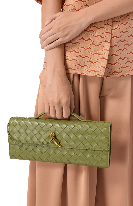 Клатч Andiamo Bottega Veneta 741511/VCPP3 Зелёный  741511/VCPP3 Фото 2