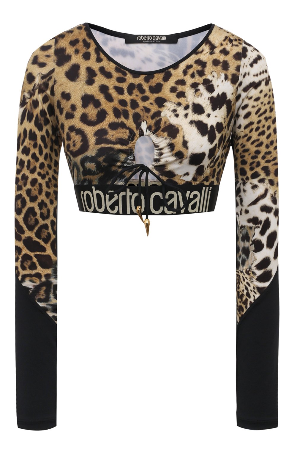 トップス art Топ Roberto Cavalli цвет леопардовый купить в ЦУМ OUTLET, арт