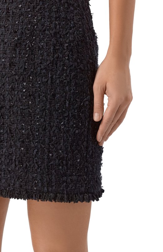 Твидовая юбка BOSS 50548094 Чёрный  50548094 Фото 5