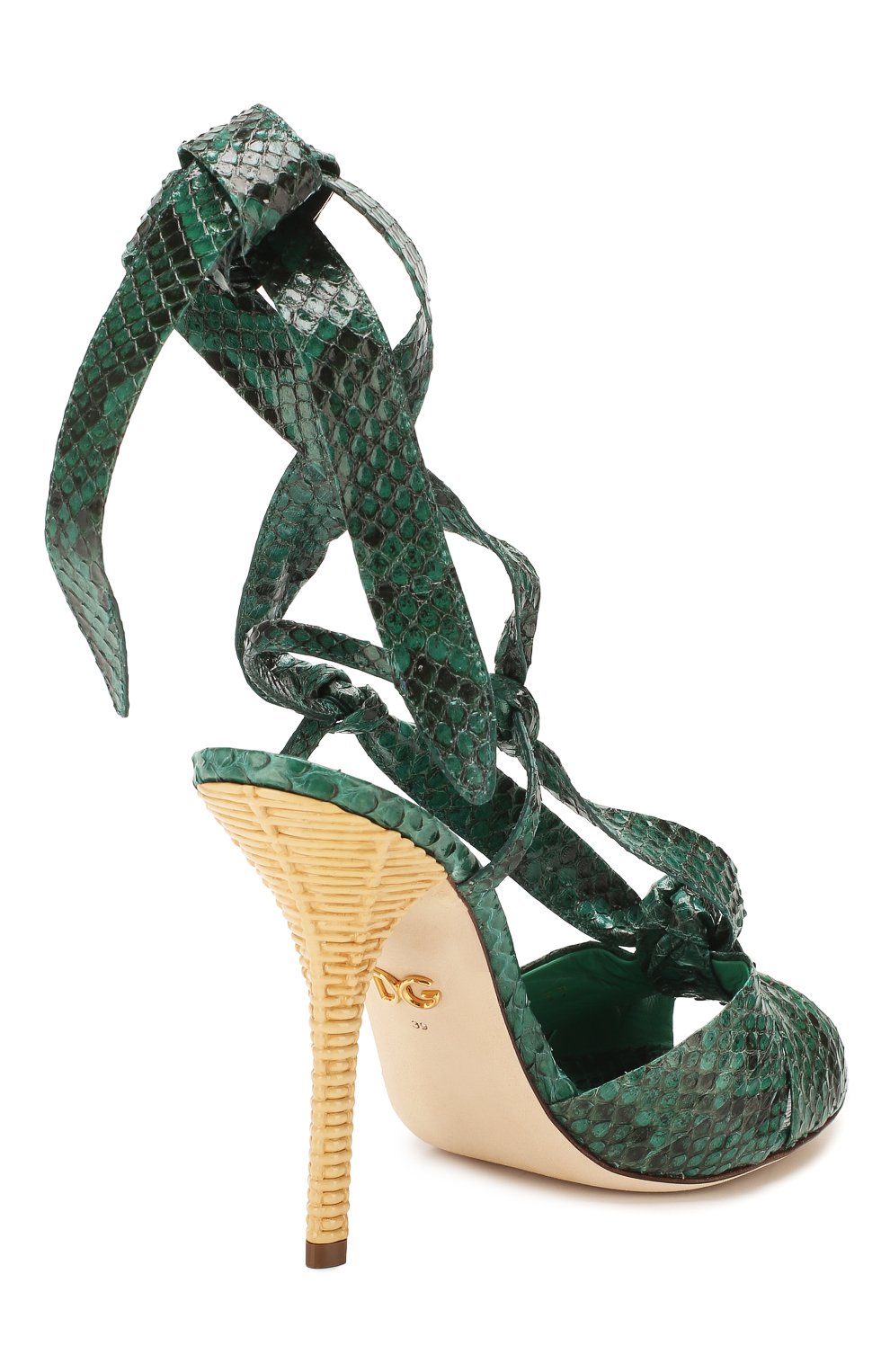 Босоножки keira из кожи питона DOLCE & GABBANA, арт. CR1016/A2043/PBIV, фото 4