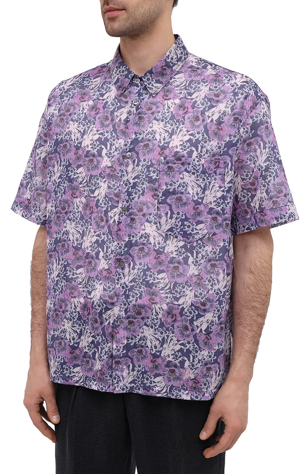 Хлопковая рубашка ISABEL MARANT, арт. CH0734-21P009H/IGGYNI, фото 3