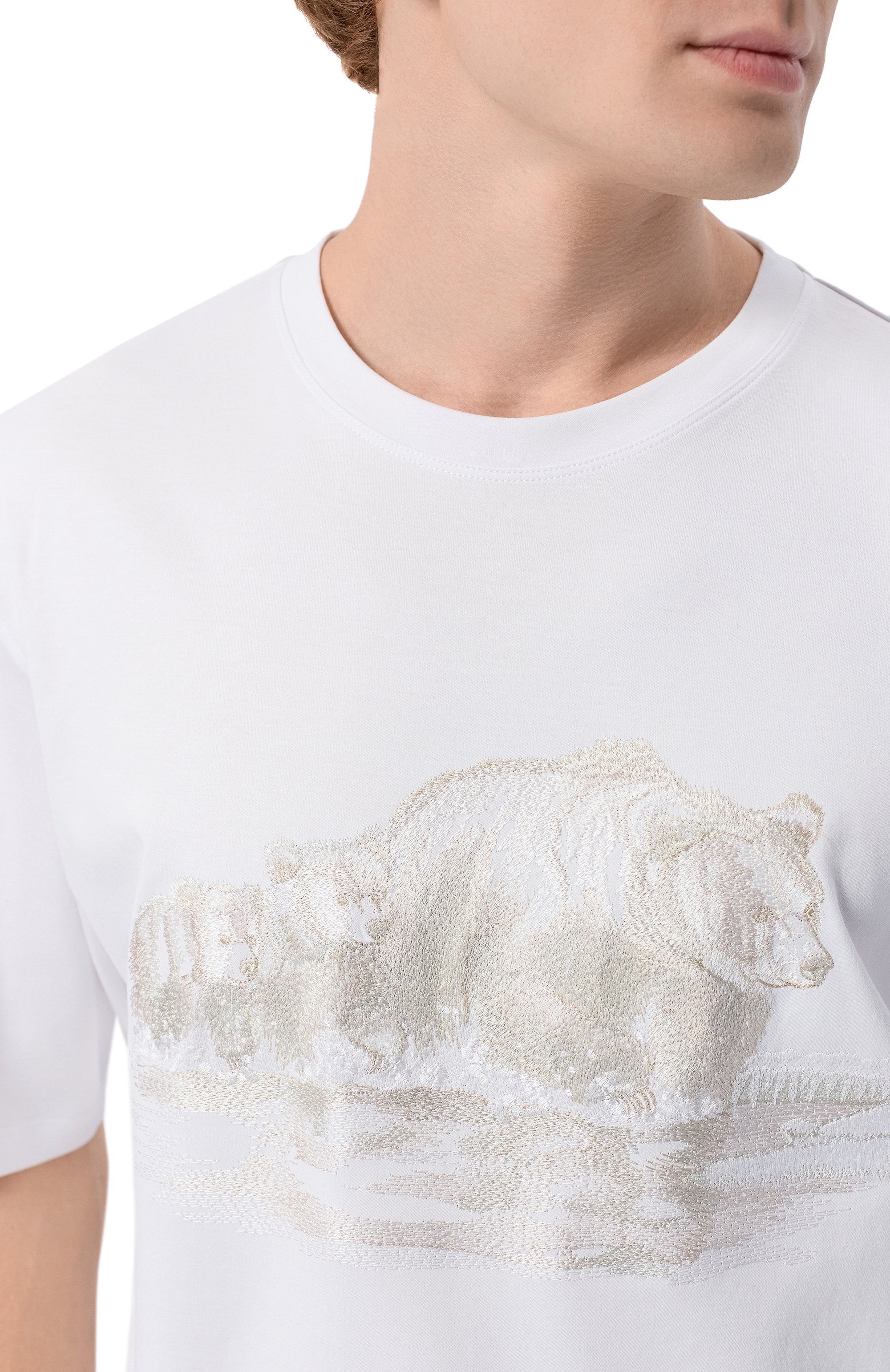 Хлопковая футболка STEFANO RICCI, арт. MNH6205350/LUXT, фото 5