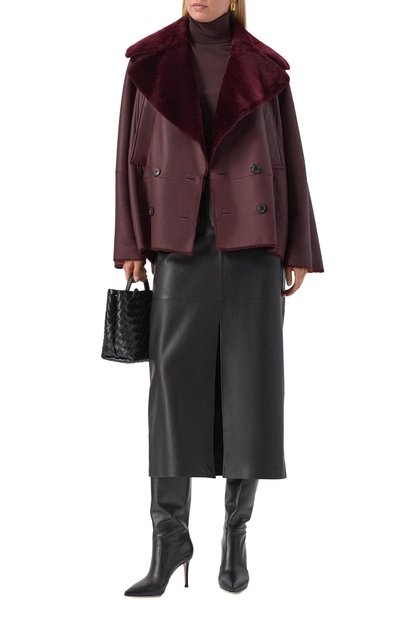 Женская дубленка из овчины MVST, арт. M25.1PW.F002/TEMPESTA