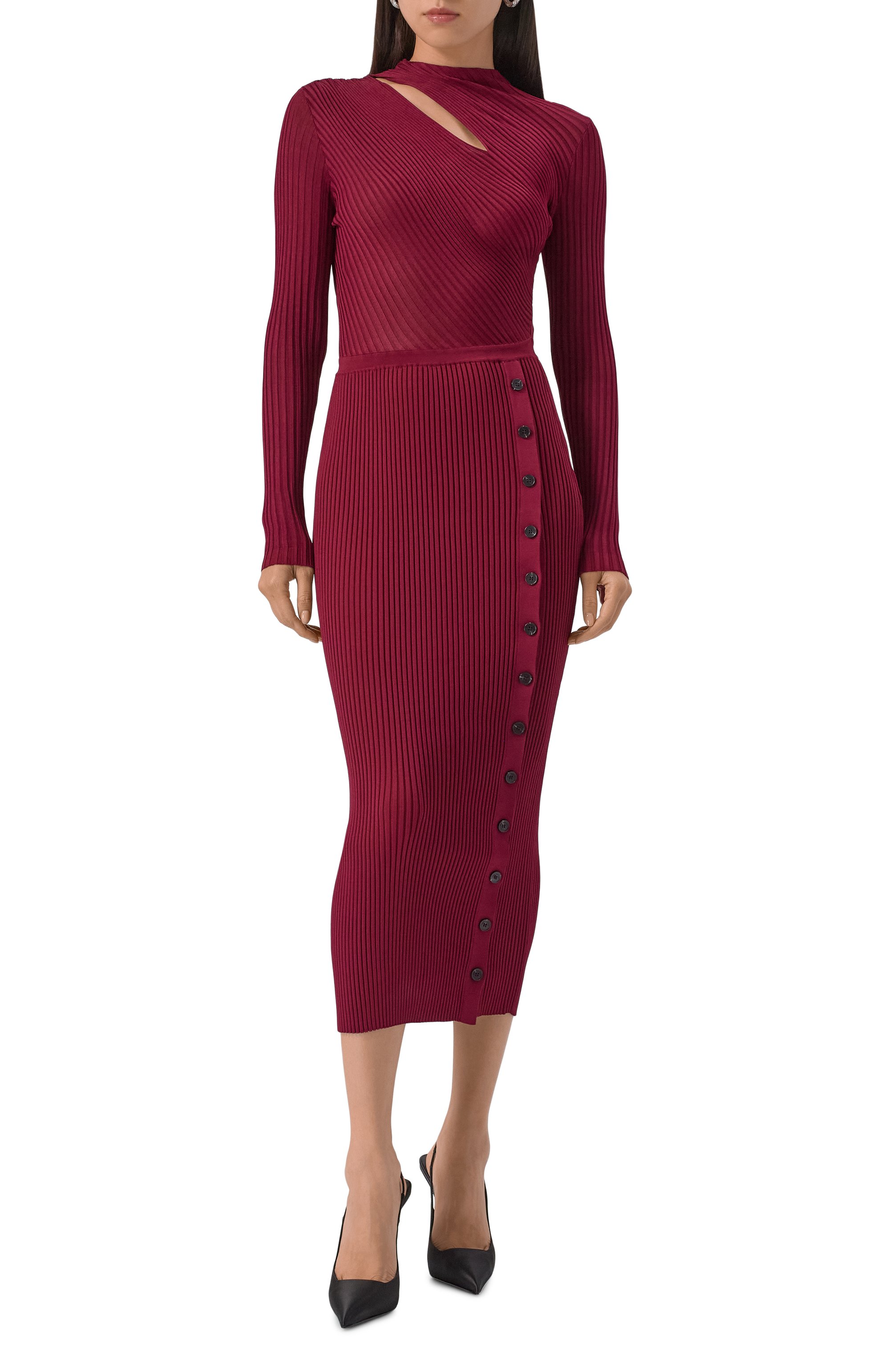 Платье из вискозы SELF-PORTRAIT, арт. PF25080MBU, фото 3