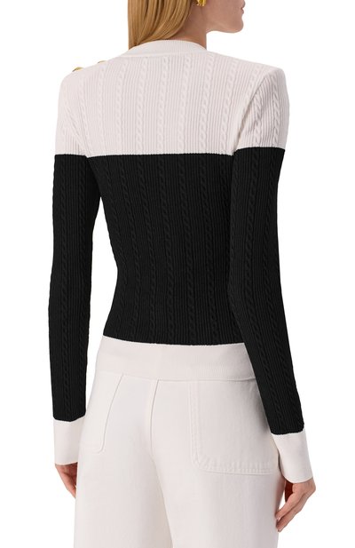 Пуловер из вискозы BALMAIN, арт. FF1KD002/KI50, фото 4