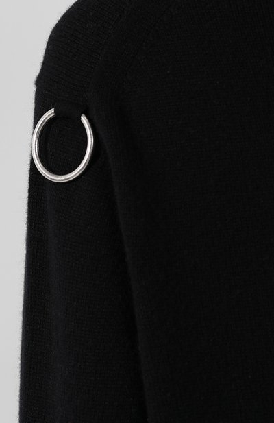 Кашемировый пуловер HELMUT LANG черного цвета по цене 59950 руб., арт. I09HW714, фото 5 Кашемировый пуловер HELMUT LANG, арт. I09HW714, фото 5