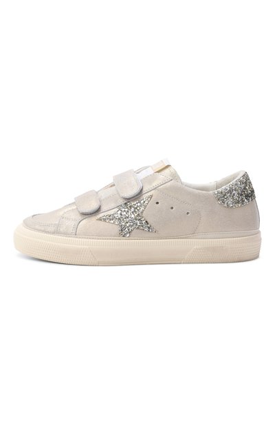 Кожаные кеды may GOLDEN GOOSE DELUXE BRAND золотого цвета по цене 48400 руб., арт. GTF00198.F008077, фото 2 Кожаные кеды may GOLDEN GOOSE DELUXE BRAND, арт. GTF00198.F008077, фото 2