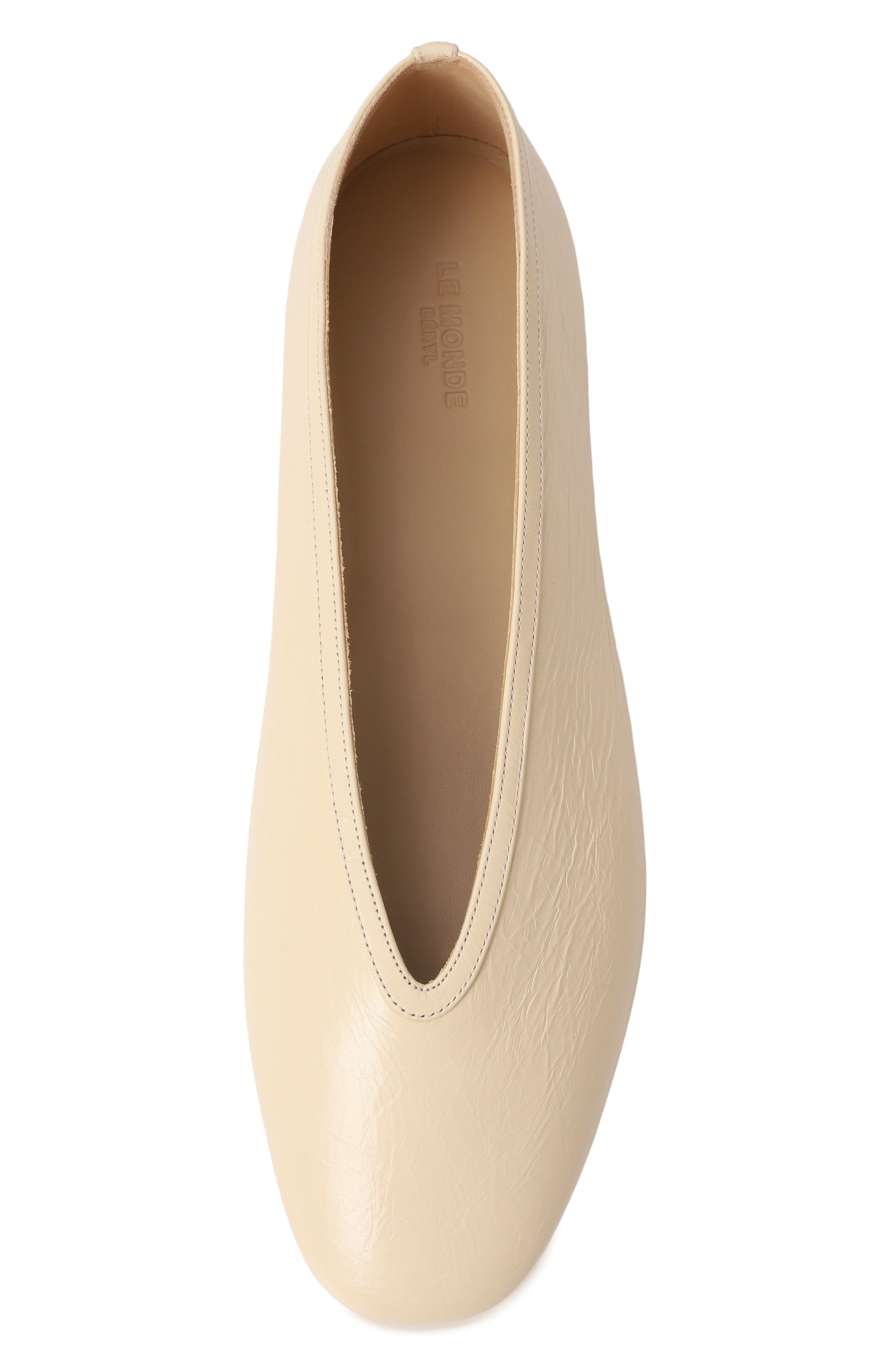 Кожаные балетки luna LE MONDE BERYL, арт. LUN-NPL-ECR, фото 6