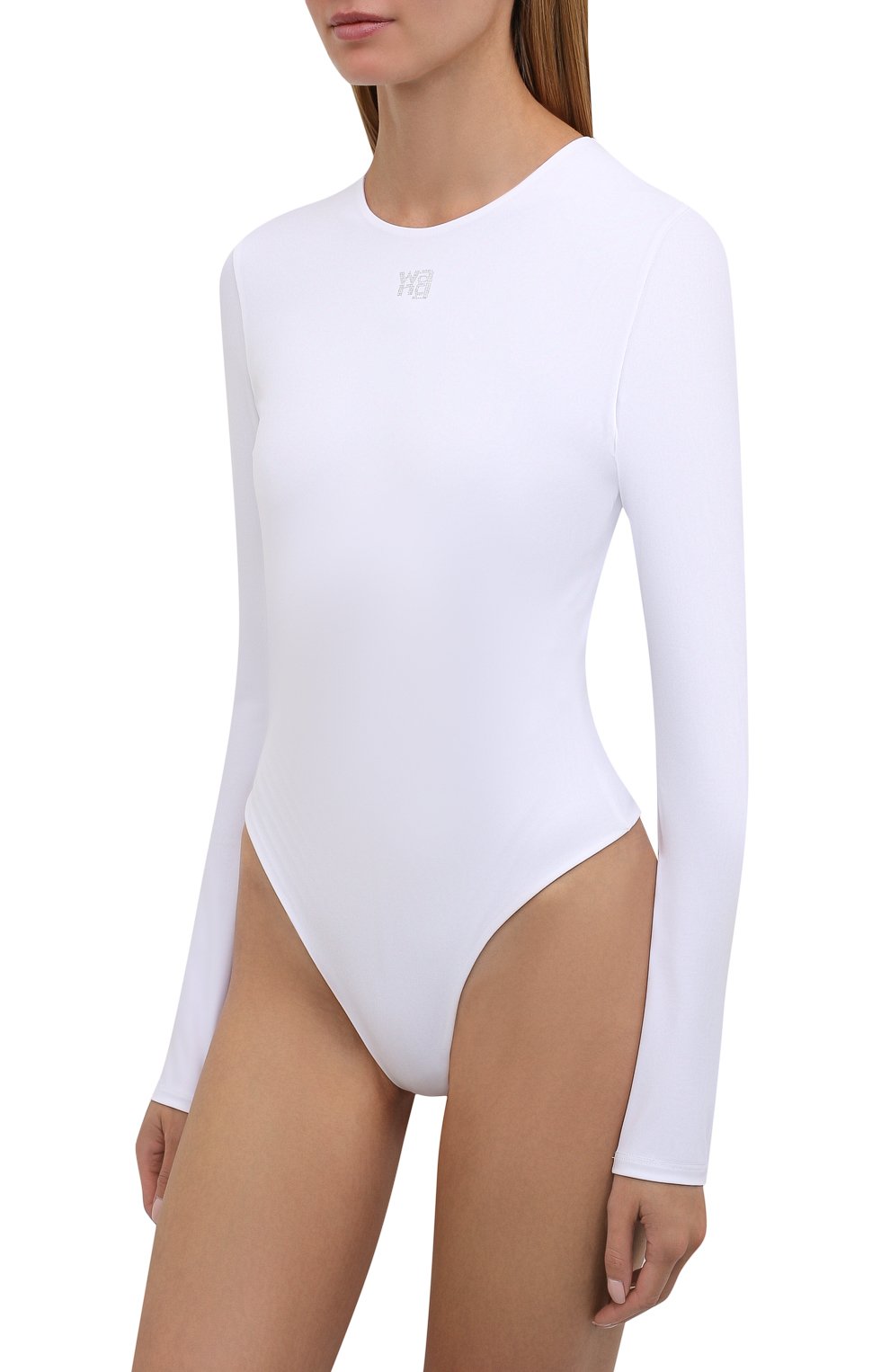 Боди ALEXANDERWANG.T белого цвета по цене 38200 руб., арт. 4CC3217032, фото 3 Боди ALEXANDERWANG.T, арт. 4CC3217032, фото 3