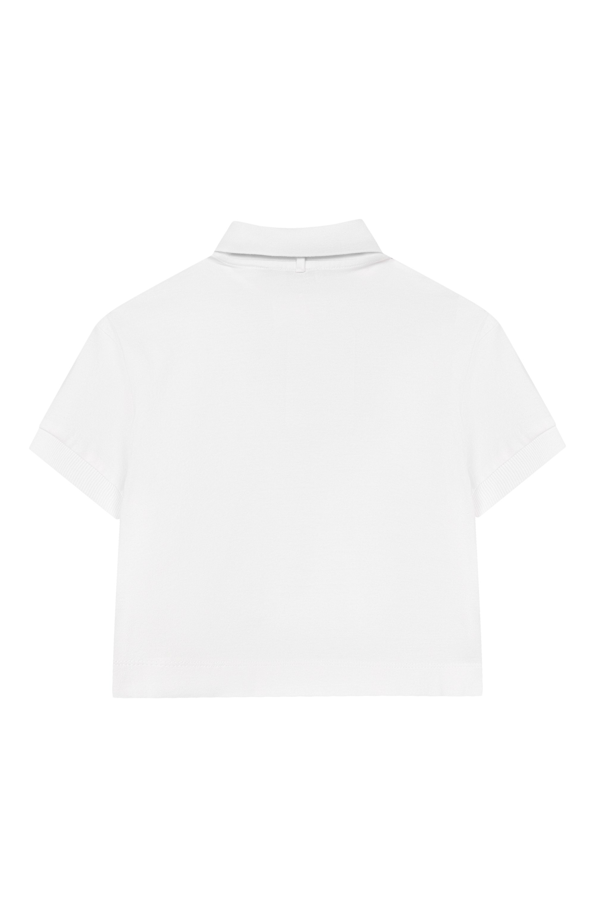 Хлопковое поло BRUNELLO CUCINELLI белого цвета по цене 38550 руб., арт. B0T81T490A, фото 2 Хлопковое поло BRUNELLO CUCINELLI, арт. B0T81T490A, фото 2