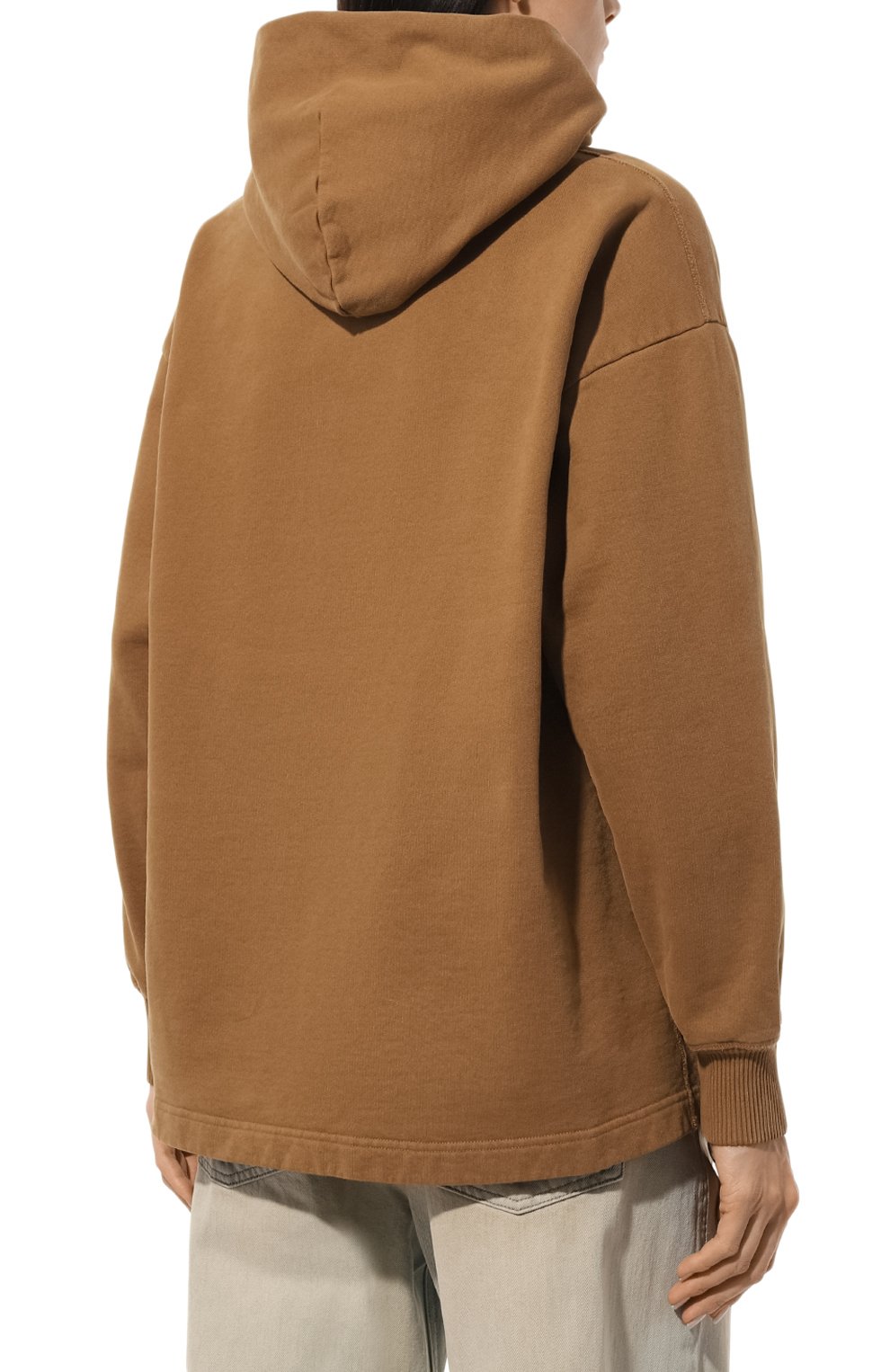 Хлопковое худи ACNE STUDIOS коричневого цвета по цене 53250 руб., арт. FN-WN-SWEA000235, фото 4 Хлопковое худи ACNE STUDIOS, арт. FN-WN-SWEA000235, фото 4
