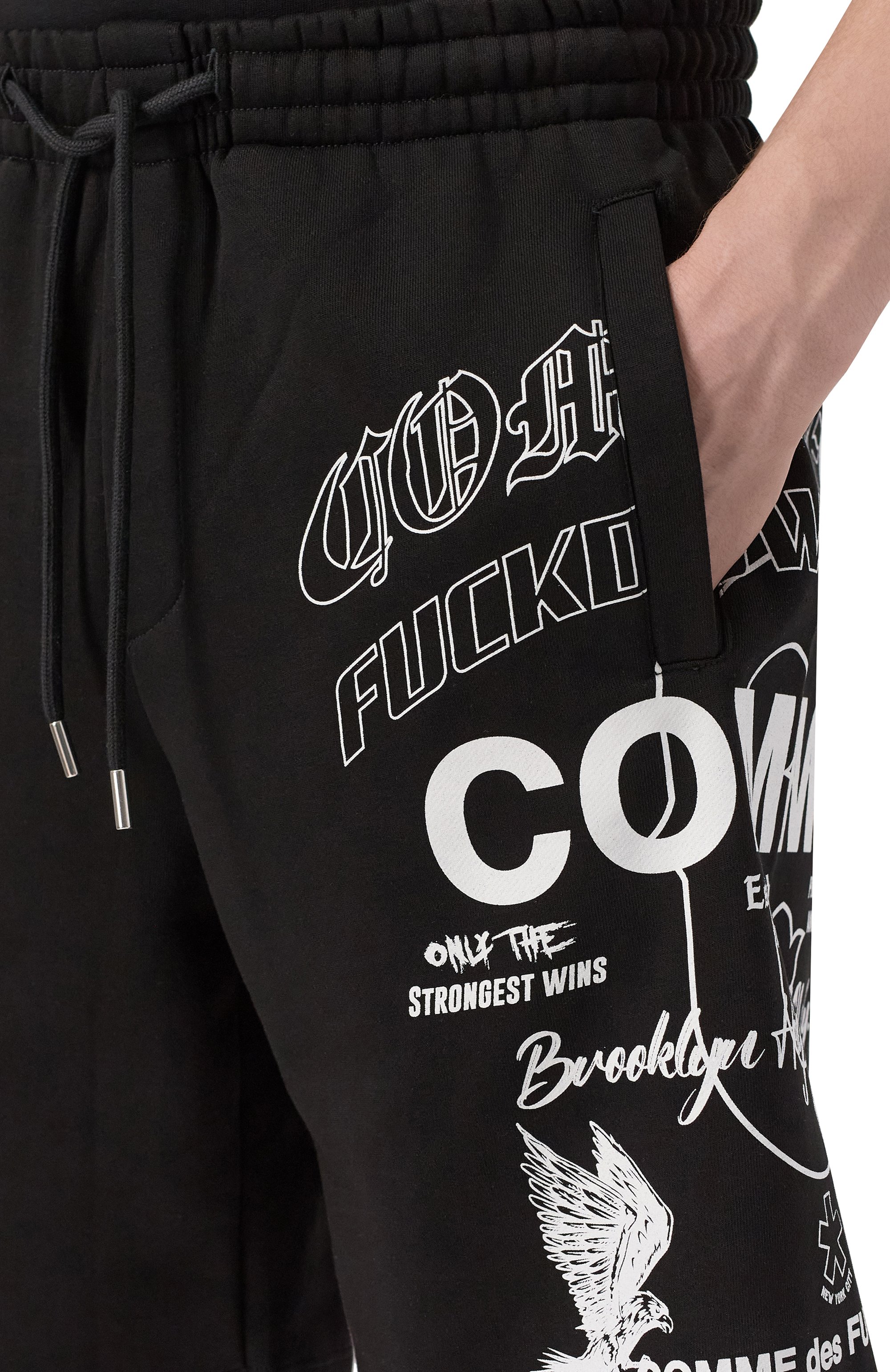 Хлопковые шорты COMME DES FUCKDOWN, арт. CFABM01543, фото 5