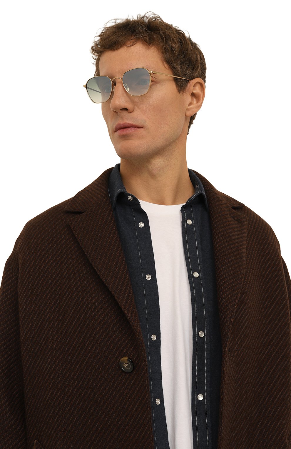 Солнцезащитные очки EYEPETIZER золотого цвета по цене 25250 руб., арт. J0NDAL 4-25F, фото 3 Солнцезащитные очки EYEPETIZER, арт. J0NDAL 4-25F, фото 3